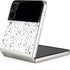 White Speckle Galaxy Z Flip3 5G Skin